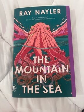 Ray Nayler "The Mountain in the Sea" - Teal & Pink Paperback